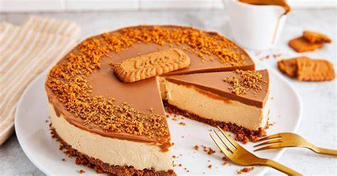 Lotus Cheesecake ohne Backen mit Karamellcreme