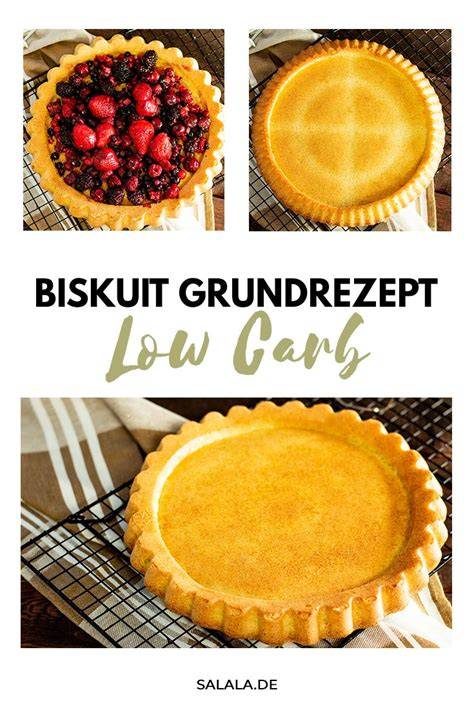 Low Carb Biskuit: Verschiedene Anrichtungs-Ideen und Obst-Toppings