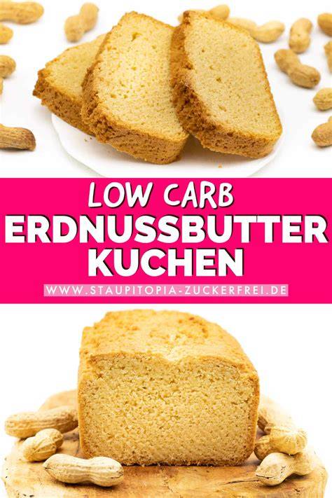 Low Carb Erdnussbutter Kuchen ohne Zucker und Mehl