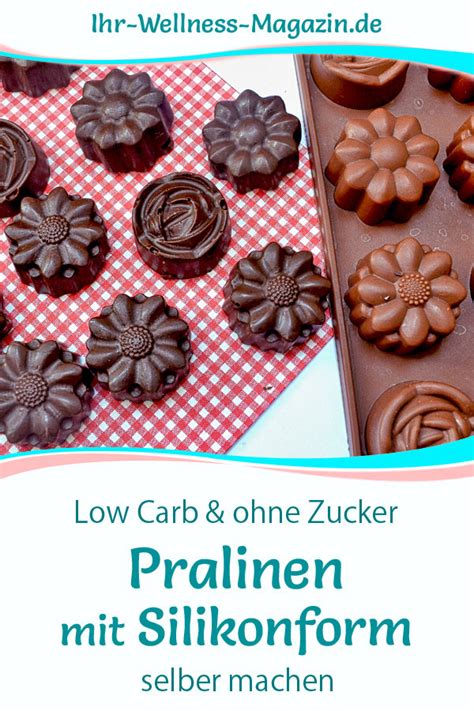 Low Carb Karamell-Hohlkörper in einer Silikonform