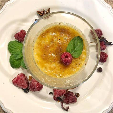 Low Carb Lebkuchen Crème brûlée im Glas