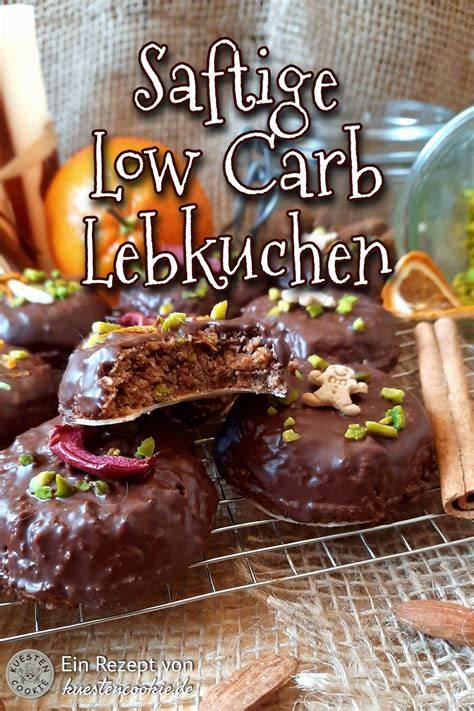 Low Carb Lebkuchen vorbereitet auf Backblech (Foto)