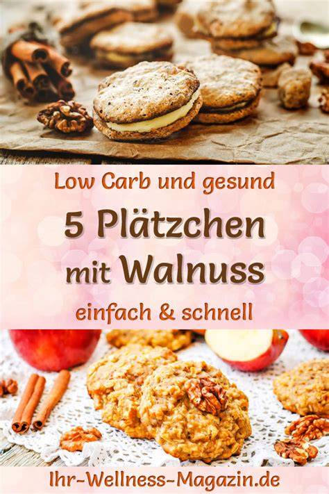 Low Carb Nussplätzchen mit Dinkelvollkornmehl