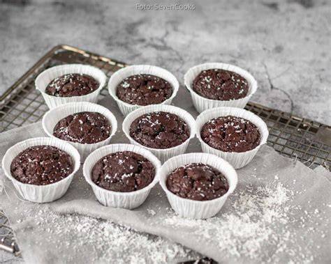 Low Carb Schokomuffins mit Kokos
