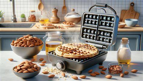 Low Carb Waffeln frisch aus dem Waffeleisen