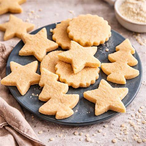 Low Carb Weihnachtskekse auf Backblech
