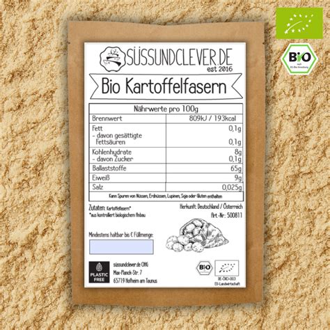 Low Carb Zutaten: Flohsamenschalenpulver und Kartoffelfasern