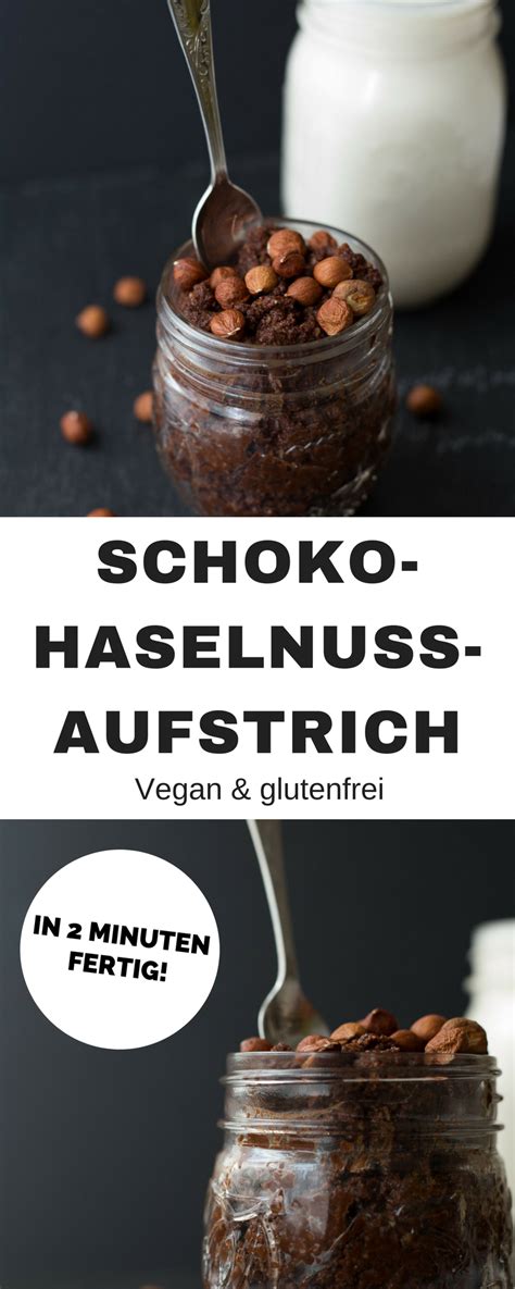 Low-Carb Haselnuss-Schoko-Aufstrich: Zutaten und Endprodukt als Infografik