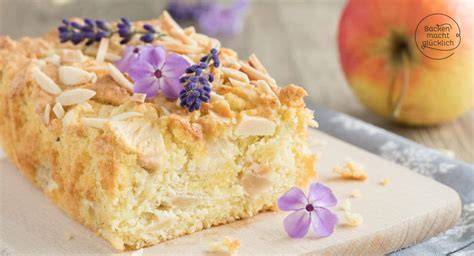Low-Carb Mandel-Apfelkuchen ohne Mehl: Schritte und Textur