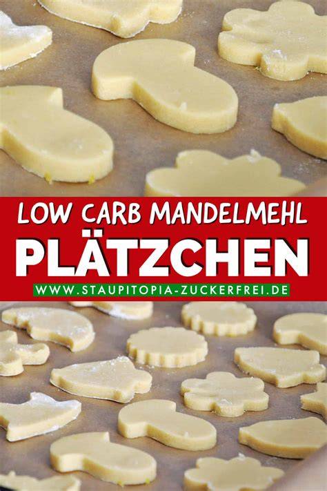 Low-Carb Plätzchen aus Mandelmehl