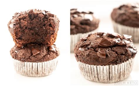 Low-Carb Schoko-Muffins mit Mandelmehl, Zutaten und Serviervorschlag