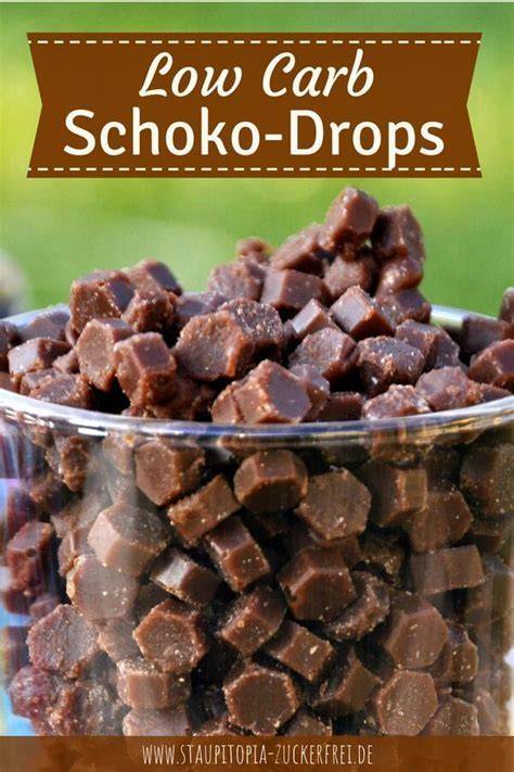 Low-Carb Schokodrops - geeignete Produkte