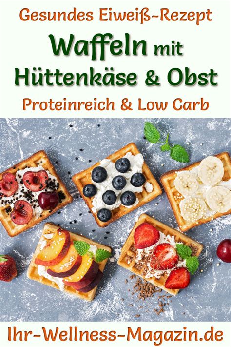 Low-Carb Waffel mit Avocado, Grapefruit und Hüttenkäse