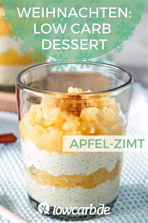 Low-Carb-Schichtdessert-Schichtaufbau