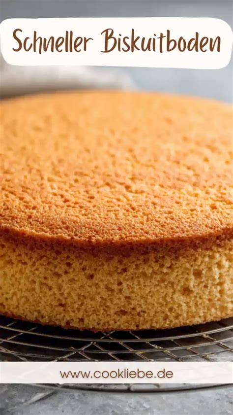 Luftiger Biskuitboden - glutenfrei gebacken