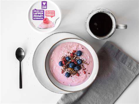 Lupinenjoghurt im Frühstück