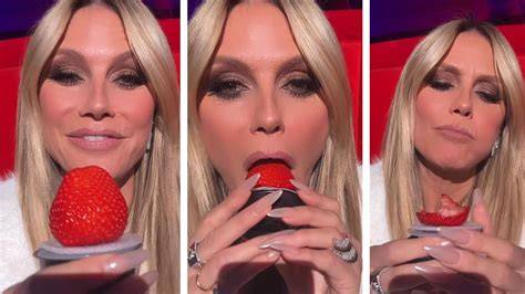 Luxus-Erdbeere Tochiaika getestet von Heidi Klum