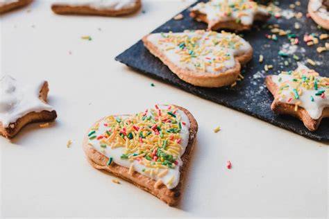 Luzerner Lebkuchen dekoriert mit bunten Streuseln