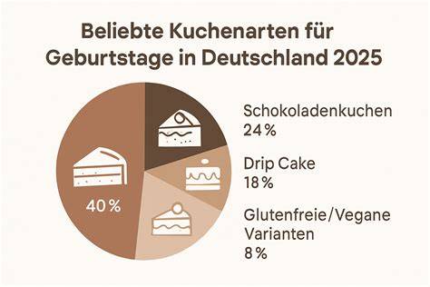 Mögliche Zuckerersatzstoffe für Kuchen - Infografik