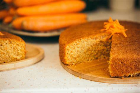 Möhrenkuchen OptiGrill frisch angeschnitten