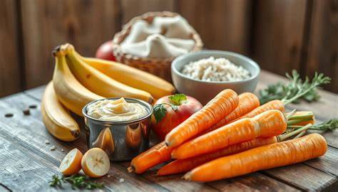 Möhrensuppe, Reis und Banane: geeignete Lebensmittel bei Durchfall