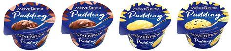 Mövenpick Pudding im Kühlregal