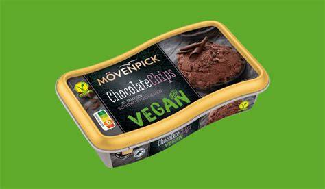 Mövenpick veganes Schokoladeneis im Regal