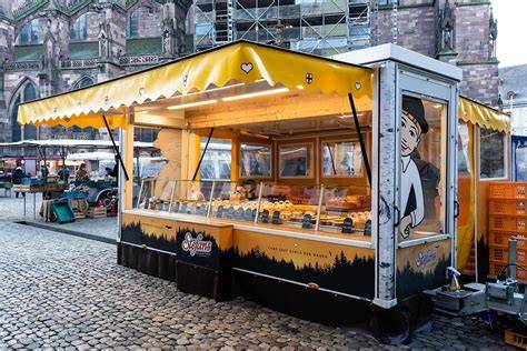 Münsterplatz Freiburg: Übersichtskarte mit Standorten von Stefans Käsekuchen