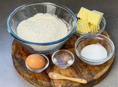 Mürbeteig Zutaten und Zubereitungsschritte