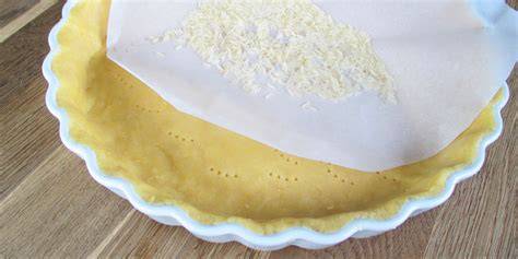 Mürbeteigboden blindbacken Schritt-für-Schritt