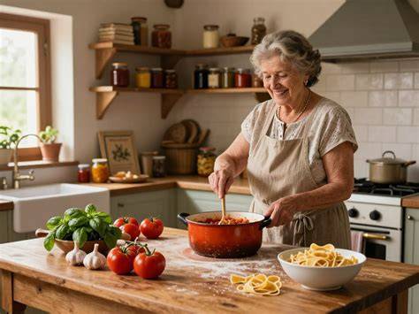 Mürbeteigrolle im traditionellen Kontext - alte Familienrezepte