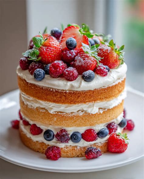 Mürbeteigtorte mit Käse-Sahne-Creme und frischen Beeren