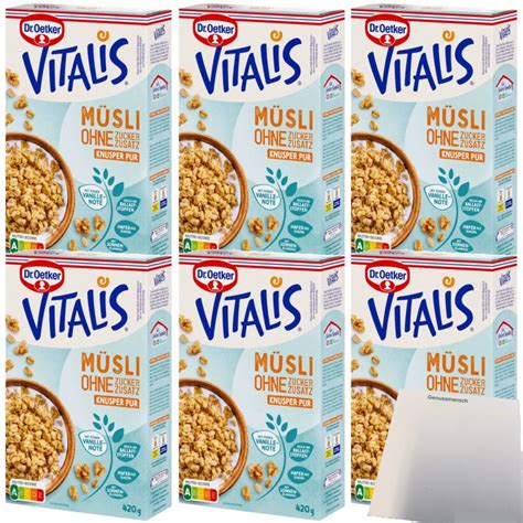 Müsli-Komposition ohne Zuckerzusatz