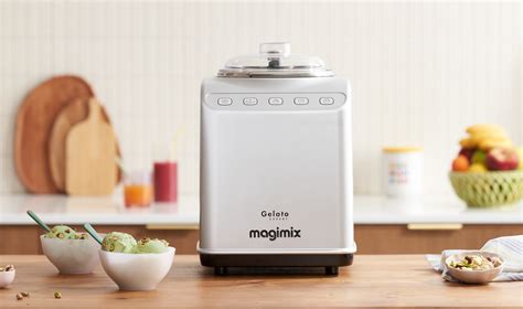 Magimix Gelato Expert Bedien- und Programmwahl-Schema
