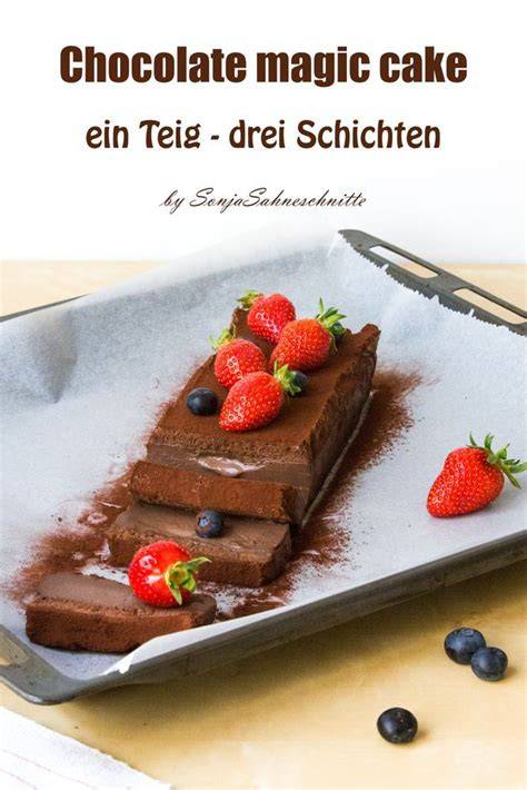 Magischer Zauberkuchen mit Kokosöl, Schnitt: drei Schichten