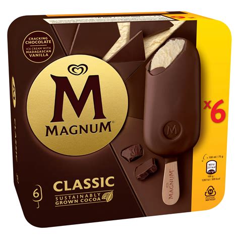Magnum Classic Eis mit Schokolade und Vanille-Aromen