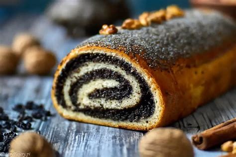 Makowiec auf polnischem Weihnachtstisch