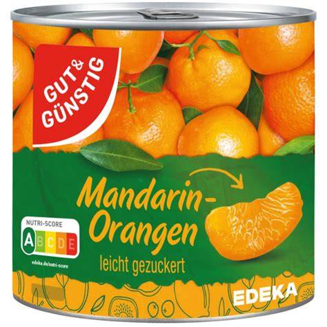 Mandarinen in Dose für Käsekuchenfüllung