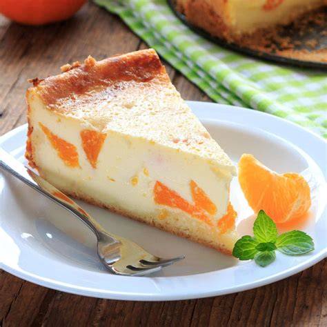 Mandarinen-Käsekuchen in Springform
