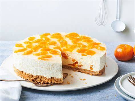 Mandarinen-Philadelphia-Torte mit Tortenguss