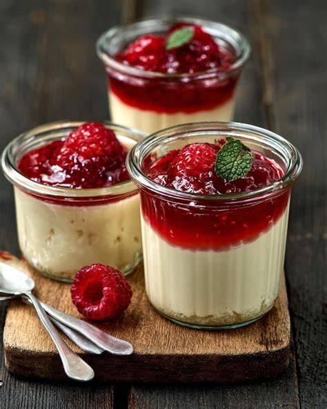 Mandarinenpüree als Spiegel unter der Creme