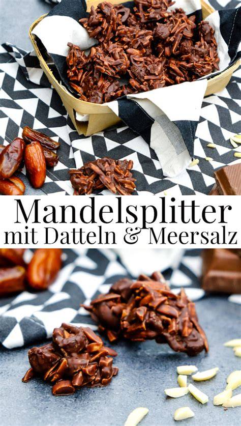 Mandelsplitter mit Chili und Schokolade