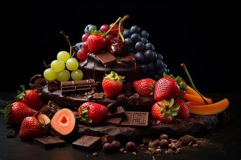 Mandelteig-Variationen mit Schokolade, Obst und Kräutern