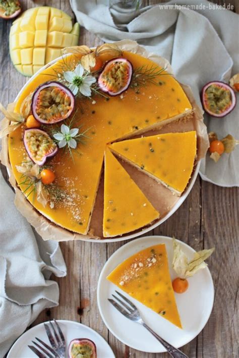Mango‑Maracuja Variation auf einem Teller