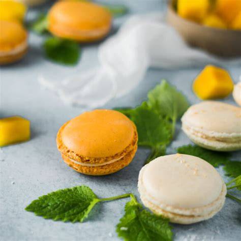 Mango Gelkissen für Macarons