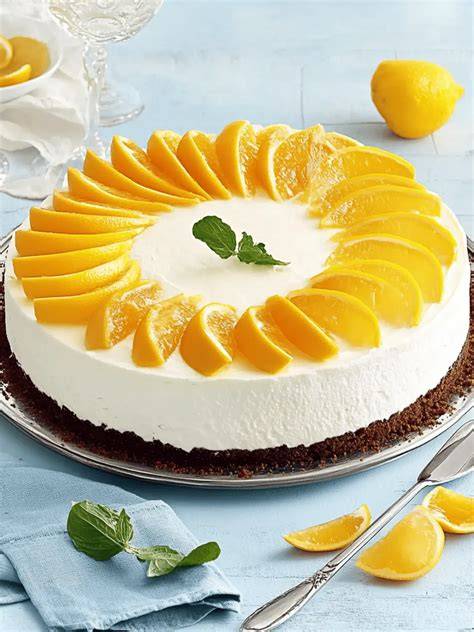 Mango Torte im Kühlschrank