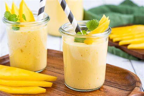 Mango- und Fruchteis-Varianten