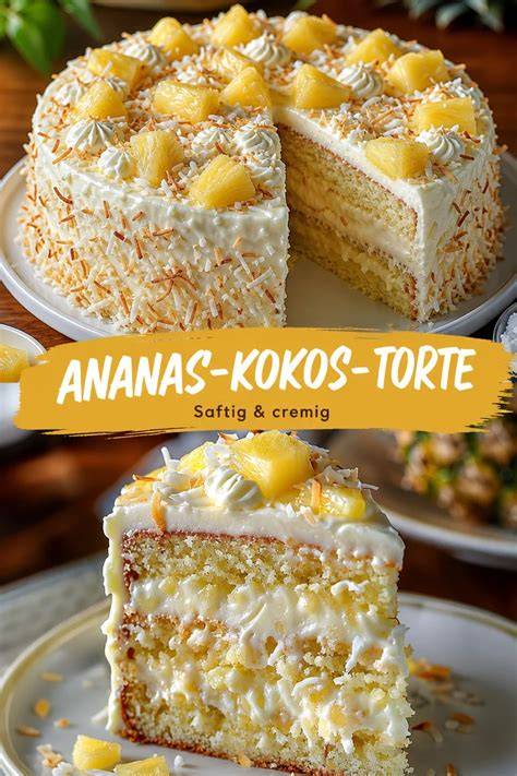 Mango-Maracuja-Torte mit Kokos: tropischer Genuss
