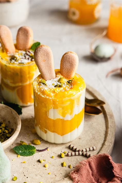 Mango-Sorbet im Glas - Ergebnis aus Kompressor-Eismaschine