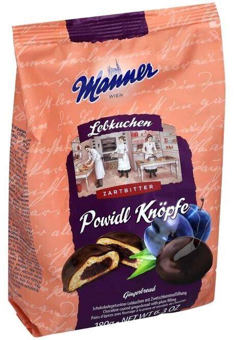 Manner Powidl Knöpfe Verpackung